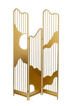 Παραβάν Χρυσό 40x1,8x180εκ. Zen Collection 24.37.51152