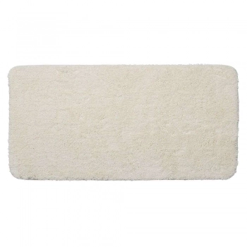 Ταπέτο Μπάνιου Αντιολισθητικό Polyester 70x140εκ. Angora Off-White Sealskin 800118