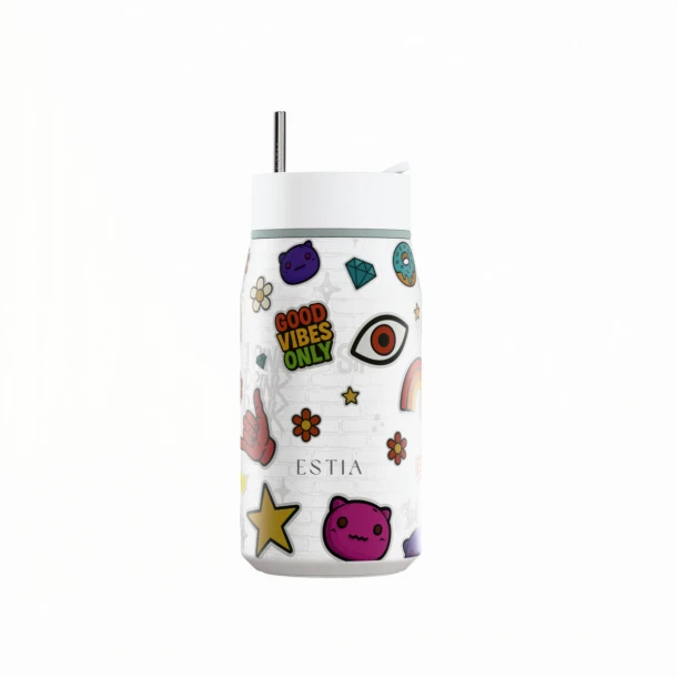 Θερμός-Ποτήρι Ανοξείδωτο Urban Vibes Lens Save The Aegean Estia 360ml 01-43001