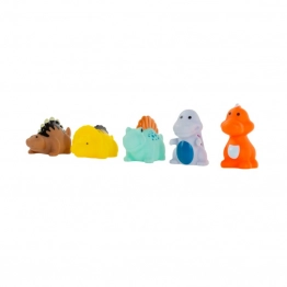 Παιχνίδια Μπάνιου Μπουγελοφατσάκια Δεινόσαυροι Σετ 5τμχ A0169