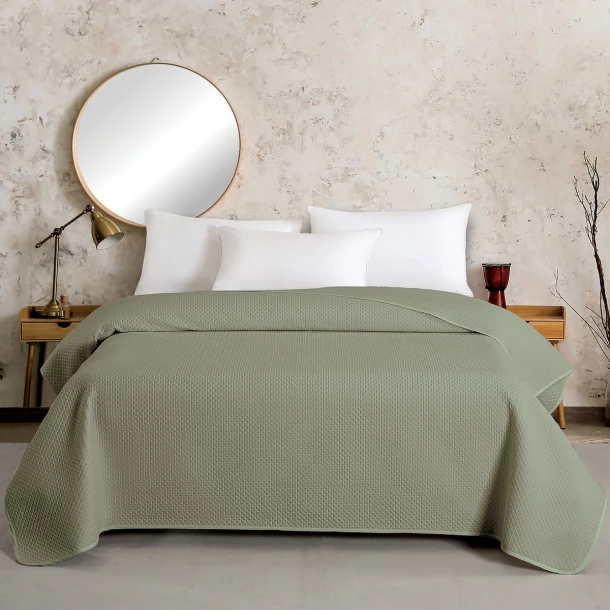 Κουβερλί Ultrasonic Microfiber Υπέρδιπλο 220x240εκ. Zara Sage Melinen 20005632