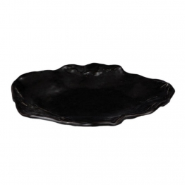 Πιάτο Ρηχό Φαγητού Πορσελάνης 22εκ. Black Gyoza Kutahya KX740170NRDU22