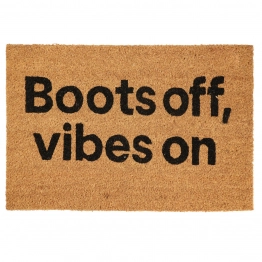 Πατάκι Εισόδου 39x59εκ. Boots off, vibes on MRShome 0006003