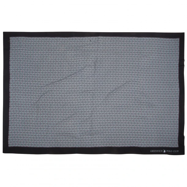 Παρεό Θαλάσσης Rayon 110x180εκ. Essential 4005 Μαύρο-Γκρι Greenwich Polo Club