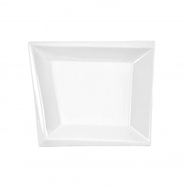 Πιάτο Βαθύ Πορσελάνης Diagonal Λευκό Art Et Lumiere 25x20x4,5εκ. 06986