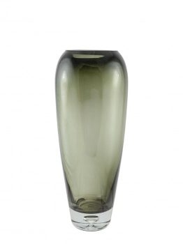 Βάζο Χειροποίητο Φυσητό Γυαλί Γκρι 14x33εκ. Zen Collection 25.43.52144