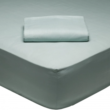 Σεντόνι Μεμονωμένο Βαμβακερό King Με Λάστιχο 180x200+35εκ. Colour Best 1013 Mint Das Home