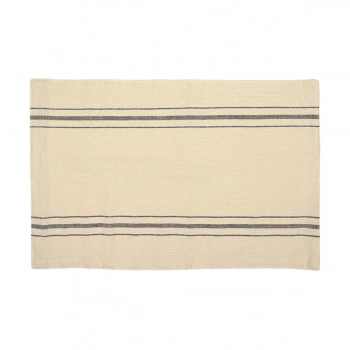 Σουπλά Βαμβακερό Μπεζ-Γκρι 50x35εκ. Rustic Estia 07-37932