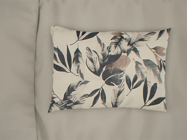 Μαξιλαροθήκη Βαμβακερή Εμπριμέ 50x70εκ. Ευριδίκη 710 Ecru-Black DimCol 33111647010