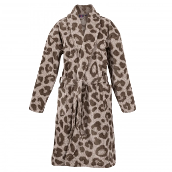 Μπουρνούζι Ενηλίκων Βαμβακερό Ζακάρ Extra Large Essential 3099 Μαύρο-Taupe Greenwich Polo Club