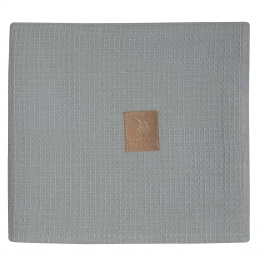 Κουβέρτα Κούνιας Πικέ Βαμβακερή 110x150εκ. Essential Baby 8871 Grey Greenwich Polo Club