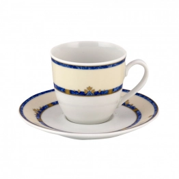 Σετ 6τμχ Φλυτζάνια Καφέ Πορσελάνης WM Collection 100ml N2172	