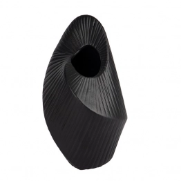 Βάζο Κεραμικό Μαύρο 12,5x11,7x23,5εκ. ESTHETI 819-01532