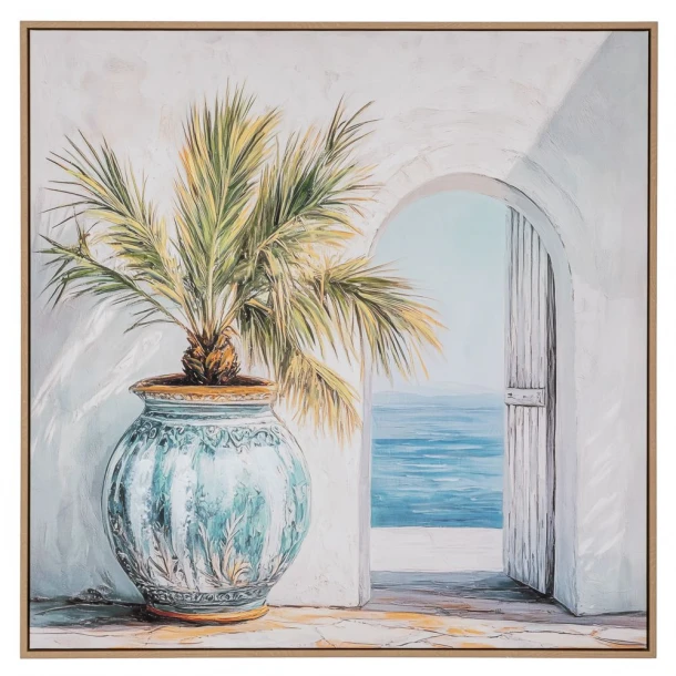 Πίνακας Καμβάς Plant Με Κορνίζα 80x80εκ. iliadis 92691