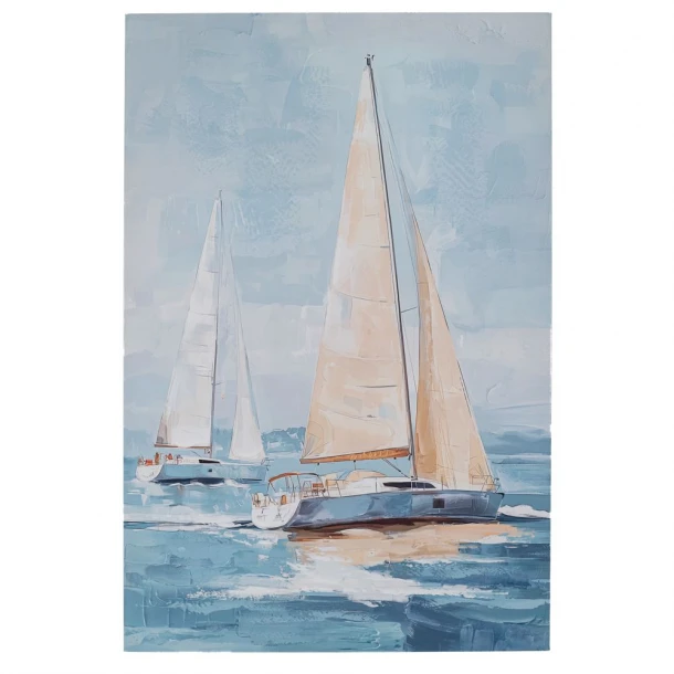 Πίνακας Καμβάς Sail Boats 80x120εκ. iliadis 92690
