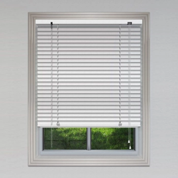 Μεταλλικό Στόρι Aλουμινίου 25mm-140x140εκ. Λευκό MRShome WH140140