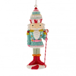 Χριστουγεννιάτικος Καρυοθραύστης Κρεμαστός Polyresin 15εκ. iliadis 86887