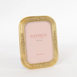 Κορνίζα Polyresin Χρυσή 10x15εκ. ESTHETI 756-12144