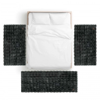 Χαλί Faux Fur 75x140εκ. Essential 3125 Graphite Greenwich Polo Club