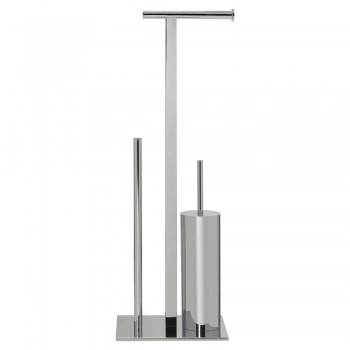 Πιγκάλ Με Χαρτοθήκη Μεταλλικό 27,5x19,8x73,5εκ. Squere Chrome Sealskin 362373618