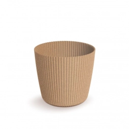 Κασπώ Πλαστικό Natural Φ11x9,5εκ. Milly Round Eco Wood iliadis 572932