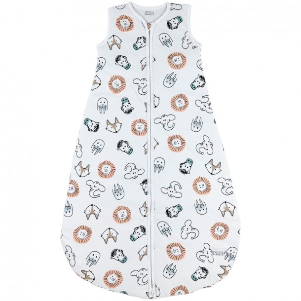 Υπνόσακος Βαμβακερός 2.5Tog 1-4 Μηνών Animal Multicolour Meyco MEY-725156