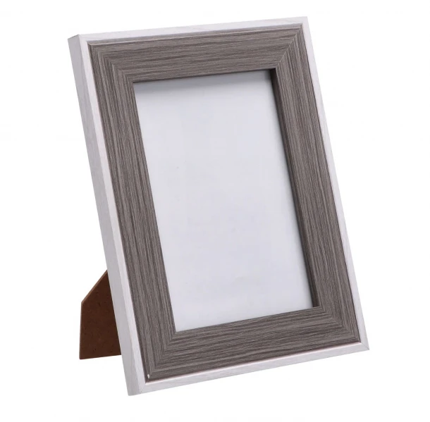 Κορνίζα Ξύλινη Γκρι-Λευκή 13x18εκ. Royal Art STA118259GRE