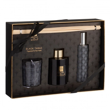 Σετ Αρωματικών Χώρου Black Tabac MRShome 0016003