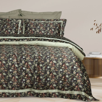 Σετ Σεντόνια Tencel Υπέρδιπλα 220x240εκ. Executive 1706 Green-Grey Das Home