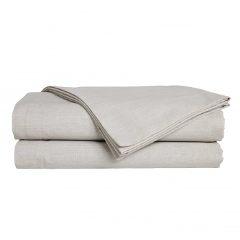 Σεντόνι Μεμονωμένο Polycotton Μονό Με Λάστιχο 100x200+35εκ. Casual 5445 Taupe Das Home