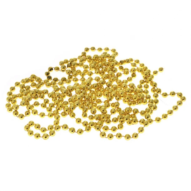 Χριστουγεννιάτικη Γιρλάντα Πέρλας Χρυσή 8mmx4μ. iliadis 79447