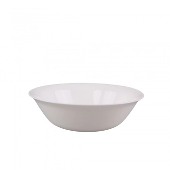 Μπωλ Σερβιρίσματος Γυάλινο Λευκό Φ19εκ. Aria Eaton ME23004019