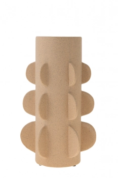 Βάζο Μπεζ 18x17x31εκ. Zen Collection 24.21.50184