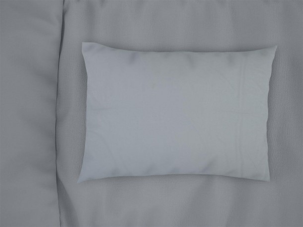 Μαξιλαροθήκη Φάκελος Βαμβακερή 50x70εκ. Solid 505 Light Blue-Grey DimCol