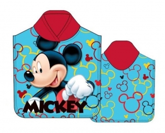 Πόντσο Παιδικό Microfiber 50x100εκ. Mickey 05 Sky Blue Disney DimCol