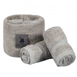 Σετ Πετσέτες Χεριών 4τμχ Βαμβακερές Με Καλάθι 4105 Grey Essential Greenwich Polo Club