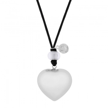 Μενταγιόν Επάργυρο-Βαμβακερό Babybell Silver Heart Proud Mama PM-206