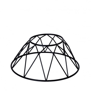 Βάση Στρογγυλή Μεταλλική Μαύρη 25-12x10εκ. ESPIEL HOT1508