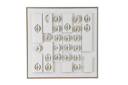 Πίνακας Καμβάς Με Κορνίζα Σχήματα 62x4,5x62εκ. Zen Collection 26.17.52914