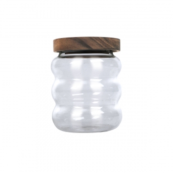 Δοχείο Αποθήκευσης Γυάλινο Allure 500ml-9,5x9,5x12εκ. Estia 01-31510