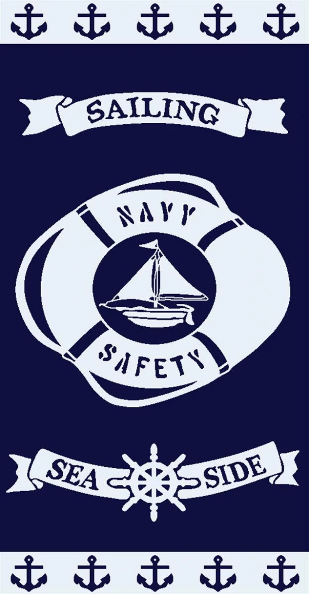 Πετσέτα Θαλάσσης 2 Όψεων Βαμβακερή Βελουτέ 87x165εκ. Ζακάρ 208 Dimcol