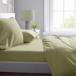 Σεντόνι Μεμονωμένο Βαμβακερό King 240x270εκ. Solid 504 Olive DimCol