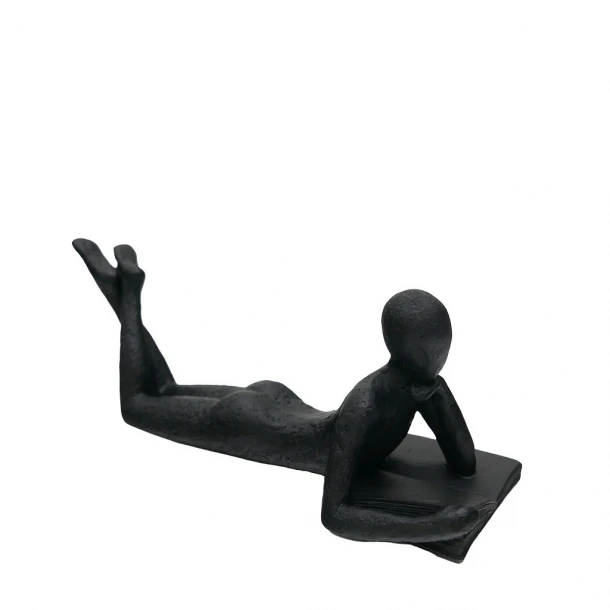 Διακοσμητική Επιτραπέζια Φιγούρα Polyresin Μαύρη ESPIEL 18,5x6,5x7εκ. FAD219