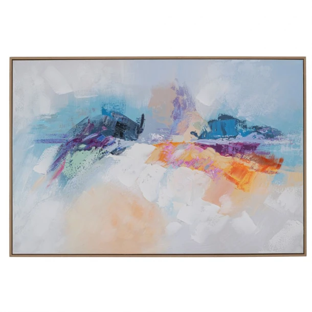 Πίνακας Καμβάς Ελαιογραφία Abstract Σε Κορνίζα 120x80εκ. iliadis 92733