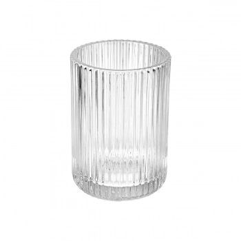 Ποτηροθήκη Γυάλινη Διάφανη 7,5x10,6εκ. Allure Estia 02-25885