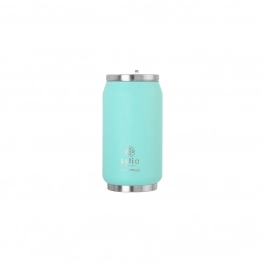 Θερμός-Ποτήρι Ανοξείδωτο Με Καλαμάκι Bermuda Green Save The Aegean Estia 300ml-7x14εκ. 01-16708