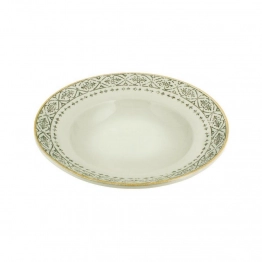 Πιάτο Pasta 27εκ. Πορσελάνης Vintage Beige Oriana Ferelli PR222686419