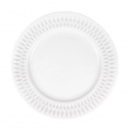 Πιατέλα Σερβιρίσματος Πορσελάνης White PW43 Diamante Oriana Ferelli 31εκ. PRPW430004