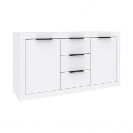 Μπουφές Doha pakoworld σε λευκή απόχρωση 150x45x80.5εκ