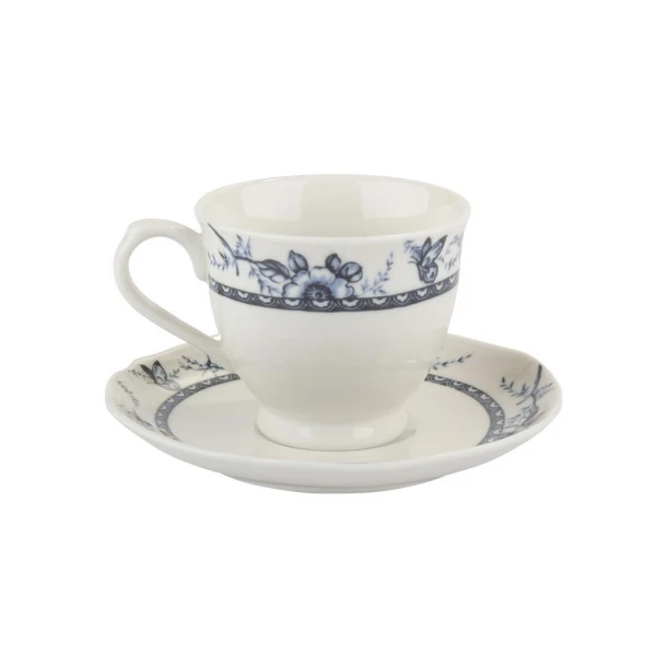 Φλιτζάνι Τσαγιού Σετ 6τμχ Πορσελάνης 200ml Tiffany Blue Oriana Ferelli PR24324B08